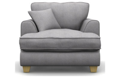 Heart of House Hampstead Fabric Chair - Ash